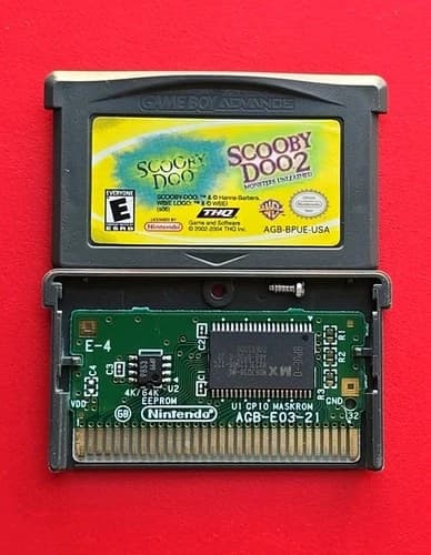 Scooby Doo 1 2 Game Boy Advance Nintendo GBA Double Pack Kids Games Authentic