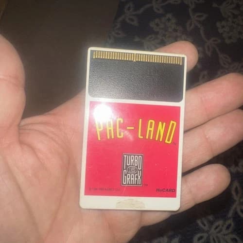 TurboGrafx-16 HuCard Pac-Land HuCard Only Tested Working
