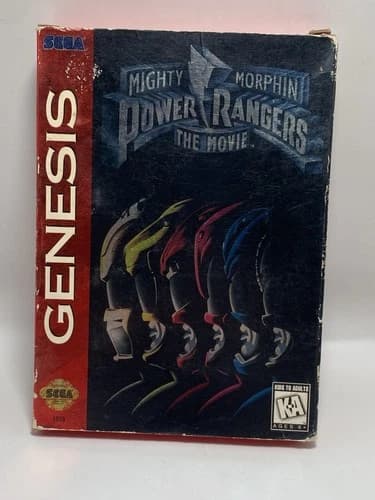 Mighty Morphin Power Rangers: The Movie (Sega Genesis, 1995) Complete