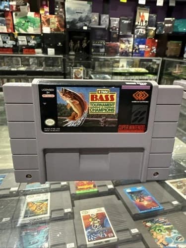 TNN Bass Tournament of Champions (Super Nintendo, 1993) SNES Tested!