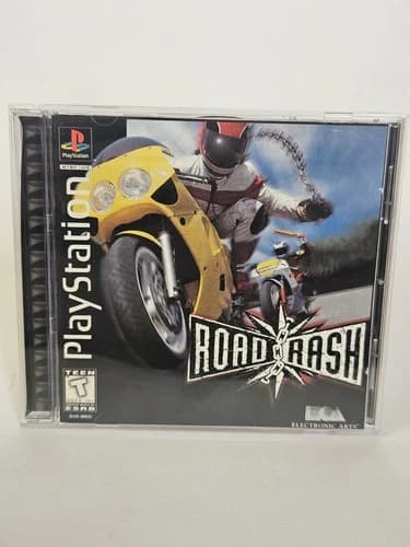 Road Rash (Sony PlayStation 1, 1995) PS1 Complete CIB Tested