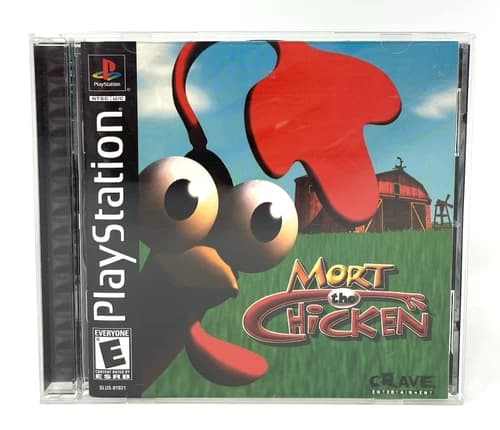Mort the Chicken (Sony PlayStation 1, 2000) PS1 Complete with Manual - Tested