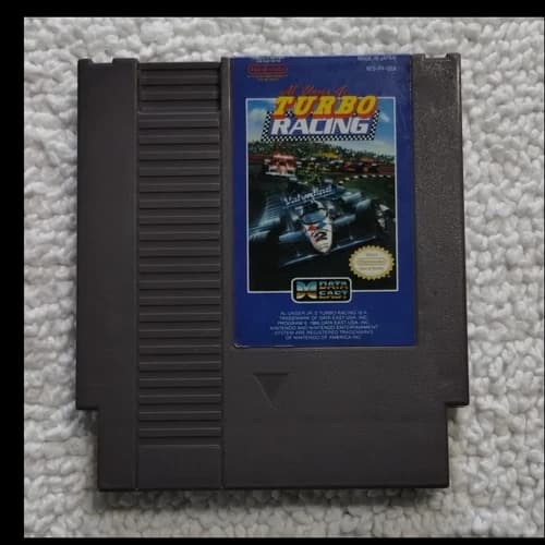 Al Unser Jr.'s Turbo Racing for Nintendo NES NTSC-U/C (US/Canada) Cartridge Only