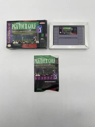 Pga Tour Golf Super Nintendo Game SNES Complete In Box