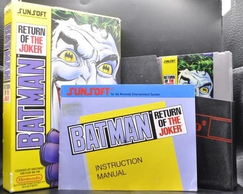 Batman: Return of the Joker (NES) [CIB] - Engraved Cart