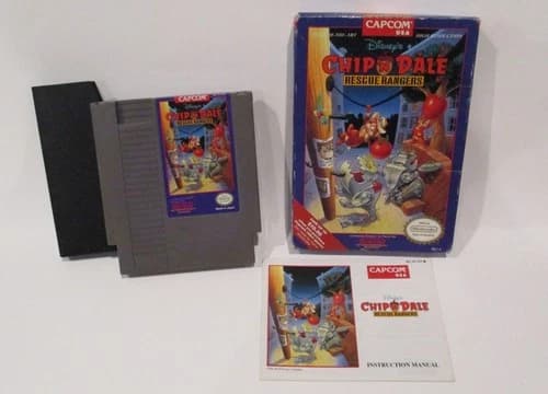 Disney's Chip 'N Dale: Rescue Rangers Nintendo NES Complete CIB