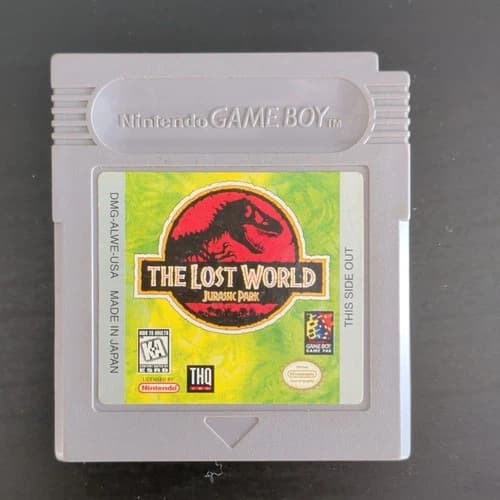 The Lost World: Jurassic Park Nintendo Game Boy THQ Jurassic Park Series KA