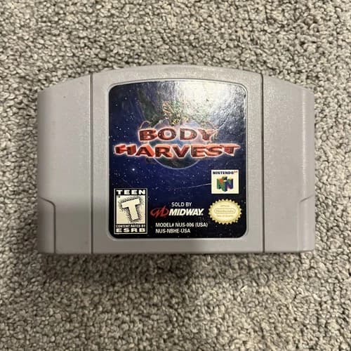 Body Harvest N64 Nintendo 64 AUTHENTIC