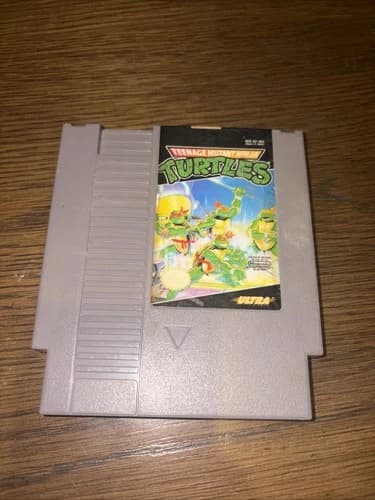 Teenage Mutant Ninja Turtles NES Game (Nintendo Entertainment System, 1989)