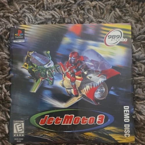 989 Studios Jet Moto 3 Demo Disc Not For Resale PlayStation 1 NTSC-U/C