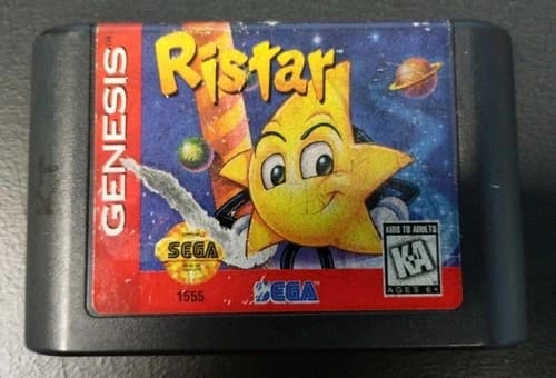 Ristar (Sega Genesis, 1995) - Authentic Cartridge Only Tested
