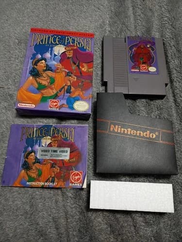Prince of Persia Nintendo NES 1992 Edition CIB