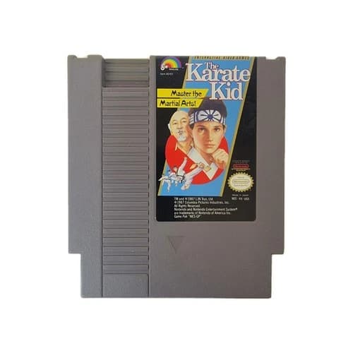 The Karate Kid (Nintendo NES, 1987) Master The Martial Arts! TESTED - WORKS