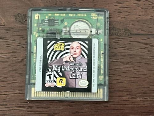 Vintage AUSTIN POWERS Welcome to My Underground Lair GAME BOY COLOR Video Game