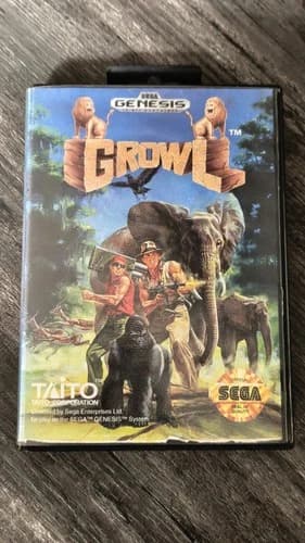 SEGA GENESIS * GROWL * USA * NTSC/U-C!!