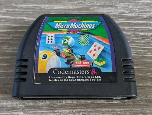 Micro Machines Sega Genesis - Cartridge Only - Tested, Works