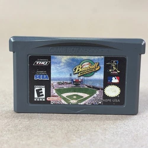 Baseball Advance Nintendo Game Boy Advance AGB-ABPE-USA Tested Works