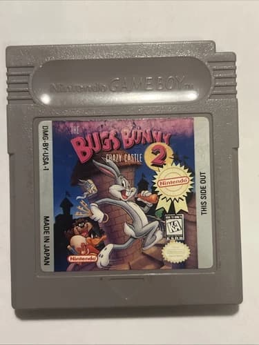 Nintendo Gameboy Original Bugs Bunny Crazy Castle 2 Cartridge Only. Tested