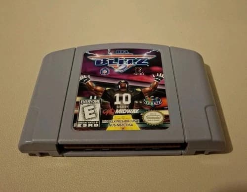 Authentic NFL Blitz Nintendo 64 1999 N64 (Cartridge Only) Very Clean +Tested!