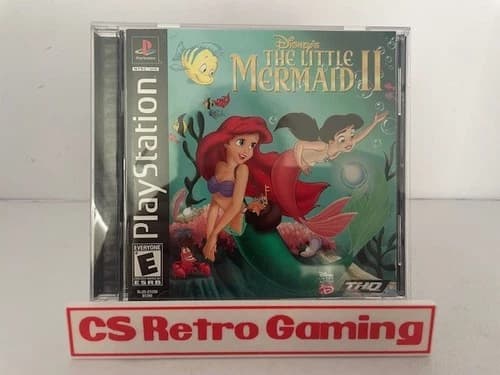 The Little Mermaid II (Sony Playstation, PS1) Complete w/Manual Tested