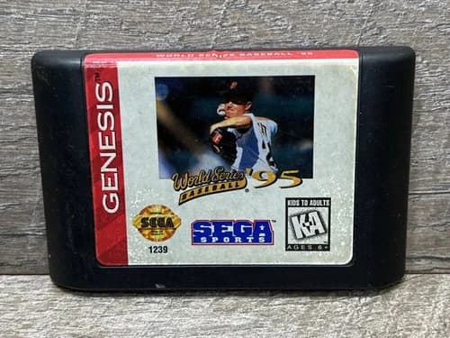 World Series Baseball '95 - Sega Genesis - Cartridge Only - Works GREAT!