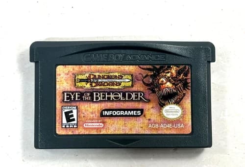 Dungeons & Dragons: Eye of the Beholder (Nintendo Game Boy Advance, 2002) GBA