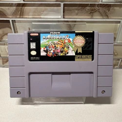 Super Mario Kart (Super Nintendo Entertainment System) SNES Cartridge ONLY 1991