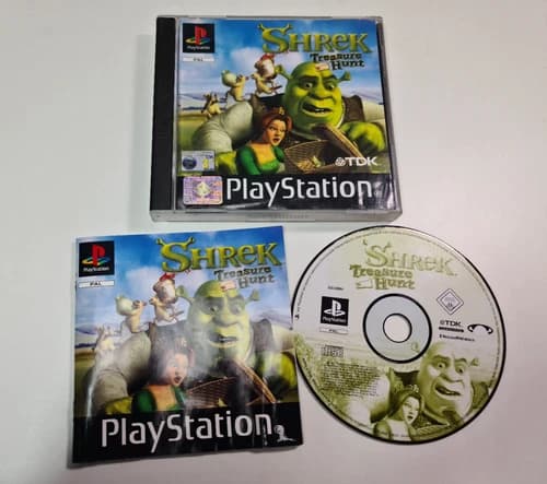 Shrek Treasure Hunt | Playstation 1 PS1 Game |Complete With Manual