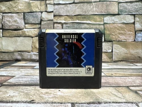 Universal Soldier (Sega Genesis, 1992) L028 CART ONLY! TESTED AND CLEAN!