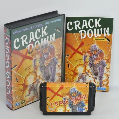 CRACK DOWN Mega Drive Sega 1547 md