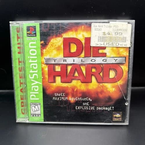 Sony PlayStation PS1 Die Hard Trilogy Greatest Hits Complete with Manual