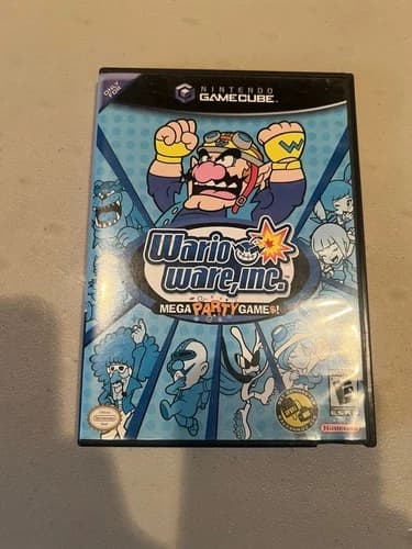 WarioWare Inc Mega Party Games Nintendo GameCube Complete CIB Tested Authentic