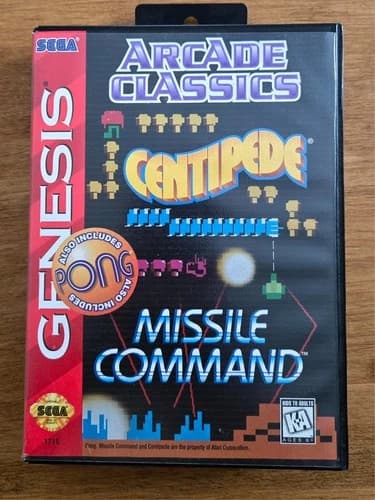 Arcade Classics (Sega Genesis, 1996) CIB!