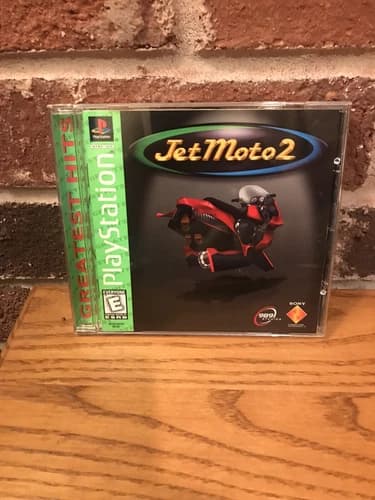 Jet Moto 2 Greatest Hits Playstation 1 PS1 Video Game Complete With Manual