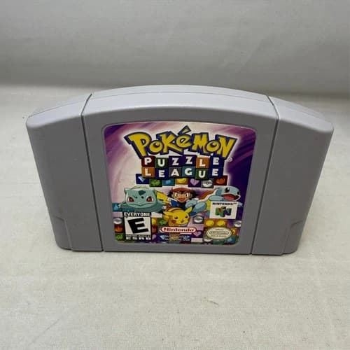Pokémon Puzzle League (Nintendo 64 N64) TESTED!