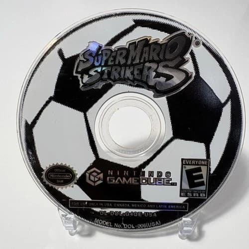 Super Mario Strikers Nintendo Gamecube Loose DISC ONLY Tested WORN BUT WORKING