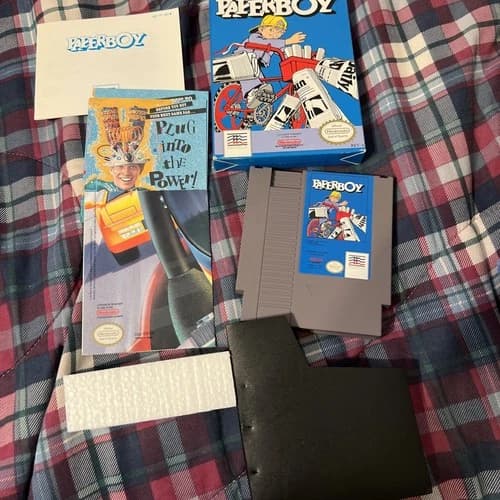Paperboy Nintendo Nes Complete CIB Authentic Tested
