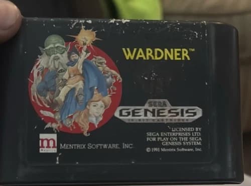 Wardner (Sega Genesis, 1991) Game Cartridge Only Authentic Tested A-1