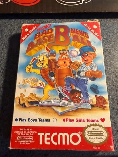 Bad New Baseball - Nintendo (NES) - Complete in Box (CIB)