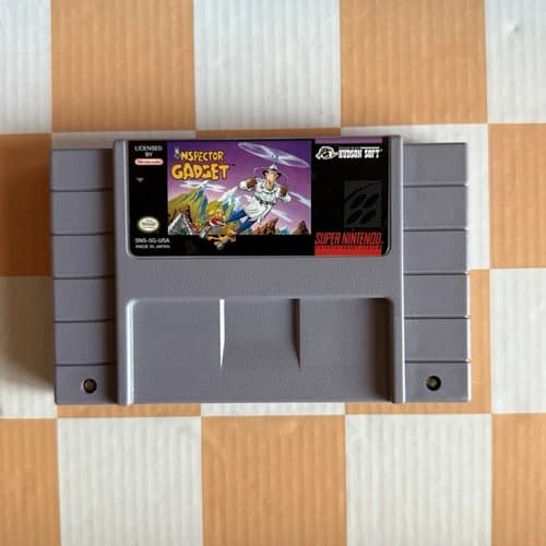 Super Nintendo Inspector Gadget SNES Game 1991 Hudson Soft