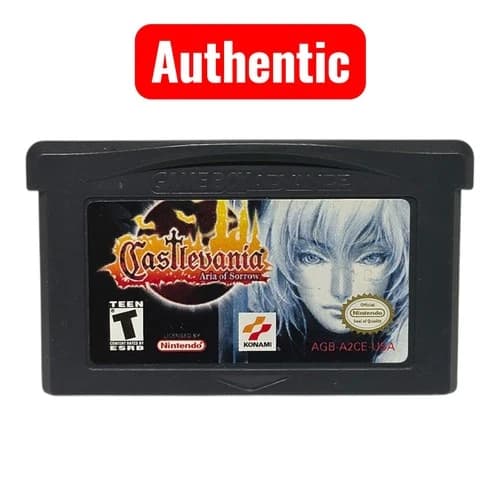 Castlevania: Aria of Sorrow (Nintendo Game Boy Advance, 2003) Authentic Tested