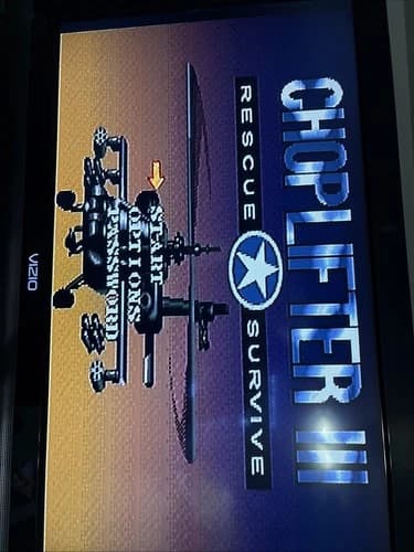 ChopLifter III 3 Rescue Survive (Super Nintendo, 1991) SNES Authentic Tested