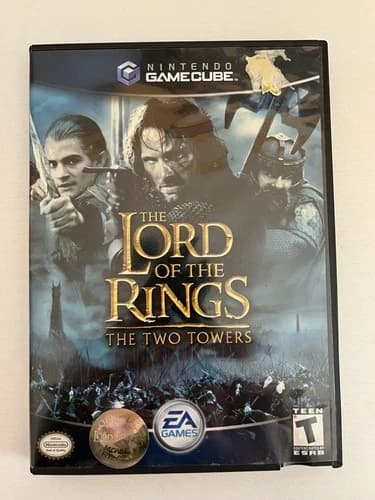 The Lord of the Rings: The Two Towers Nintendo GameCube w/ Instrutions TESTED