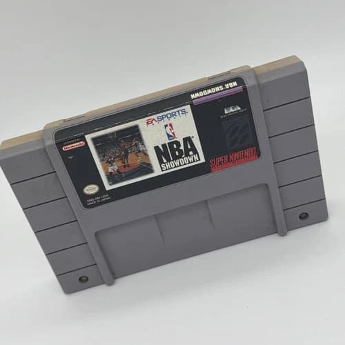 NBA Showdown Super Nintendo game cartridge