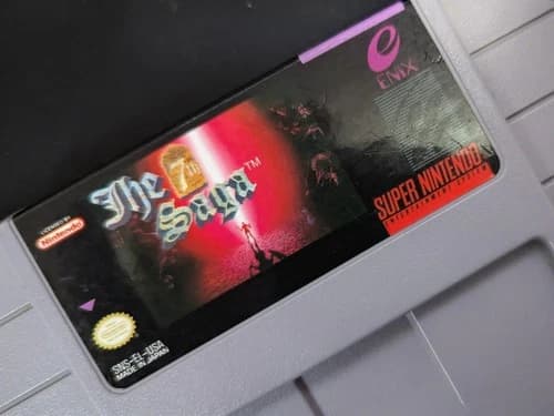 7th Saga SNES Cartridge NTSC-U/C, Original, Cleaned