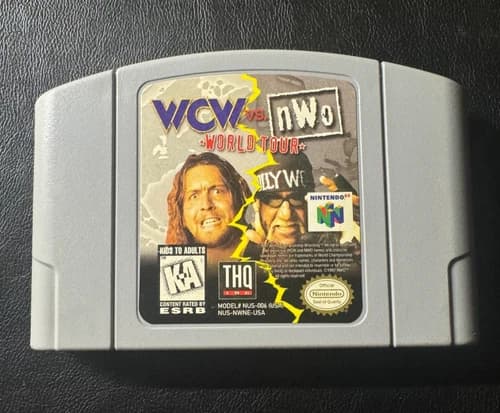 WCW vs NWO World Tour (Nintendo 64 N64) Cartridge Only, Tested & Working