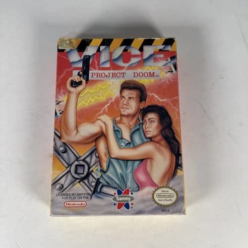 Vice Project Doom Nintendo Entertainment System NES Complete CIB w All Inserts
