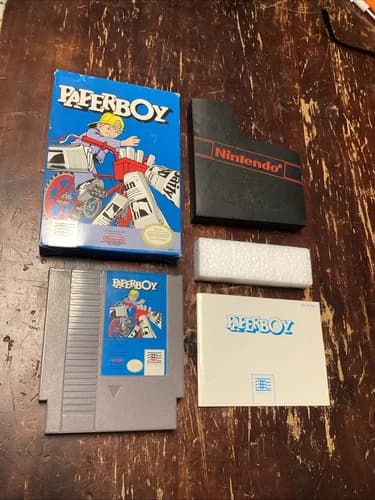 Paperboy 1988 Nintendo NES Video Game - Complete In Box Original