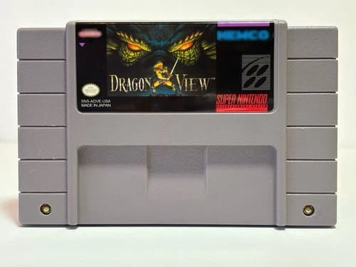 Dragon View: Drakkhen II (Fan-Made Custom-Built SNES Cart) – GAME ONLY