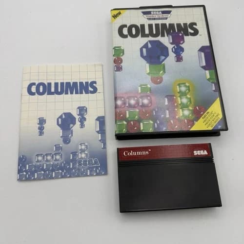 Columns (Sega Master System, 1990) Cib Complete - Tested